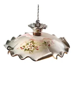 Milano Sospensione, Con Fili Di Diversi Colori Sul Paraluce