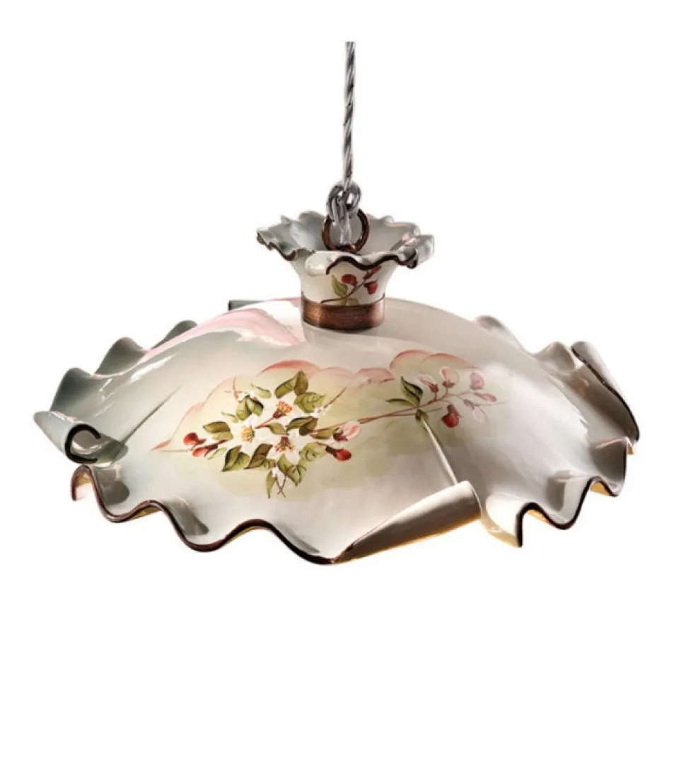 Milano Sospensione, Con Fili Di Diversi Colori Sul Paraluce