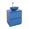 Mobile Bagno Margherita Blu 70X47X90H