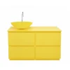 Mobile Bagno Margherita Giallo
