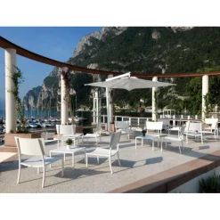 Mogan Pb Poltrona In Acciaio Zincato