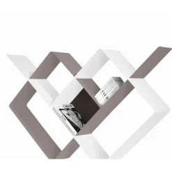 Mondrian, Libreria A Parete Componibile In Acciaio - Comp. 1