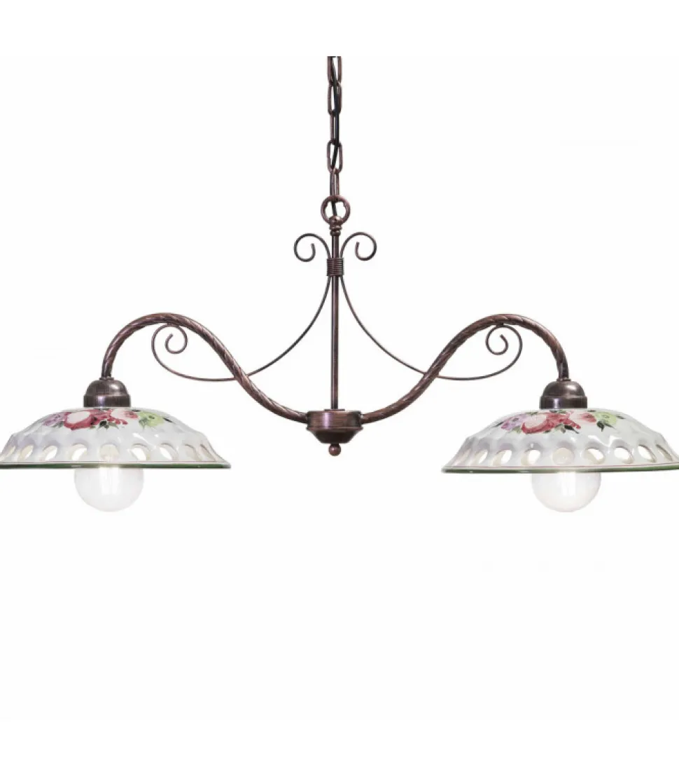 Napoli Sospensione, Con Fili Di Diversi Colori Sul Paraluce