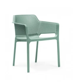 Net, Poltrona Con Braccioli Per Interni Ed Esterni