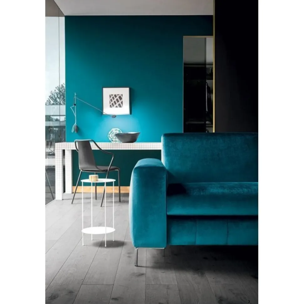 Nixon, Divano Letto Sartoriale Con Piedini Alti In Acciaio