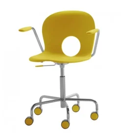 Olivia, Poltroncina Girevole Su Ruote Altezza Regolabile Di Rexite