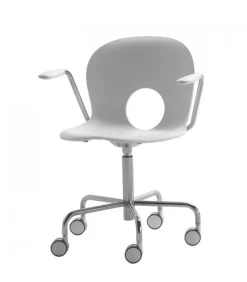 Olivia, Poltroncina Girevole Su Ruote Altezza Fissa Di Rexite