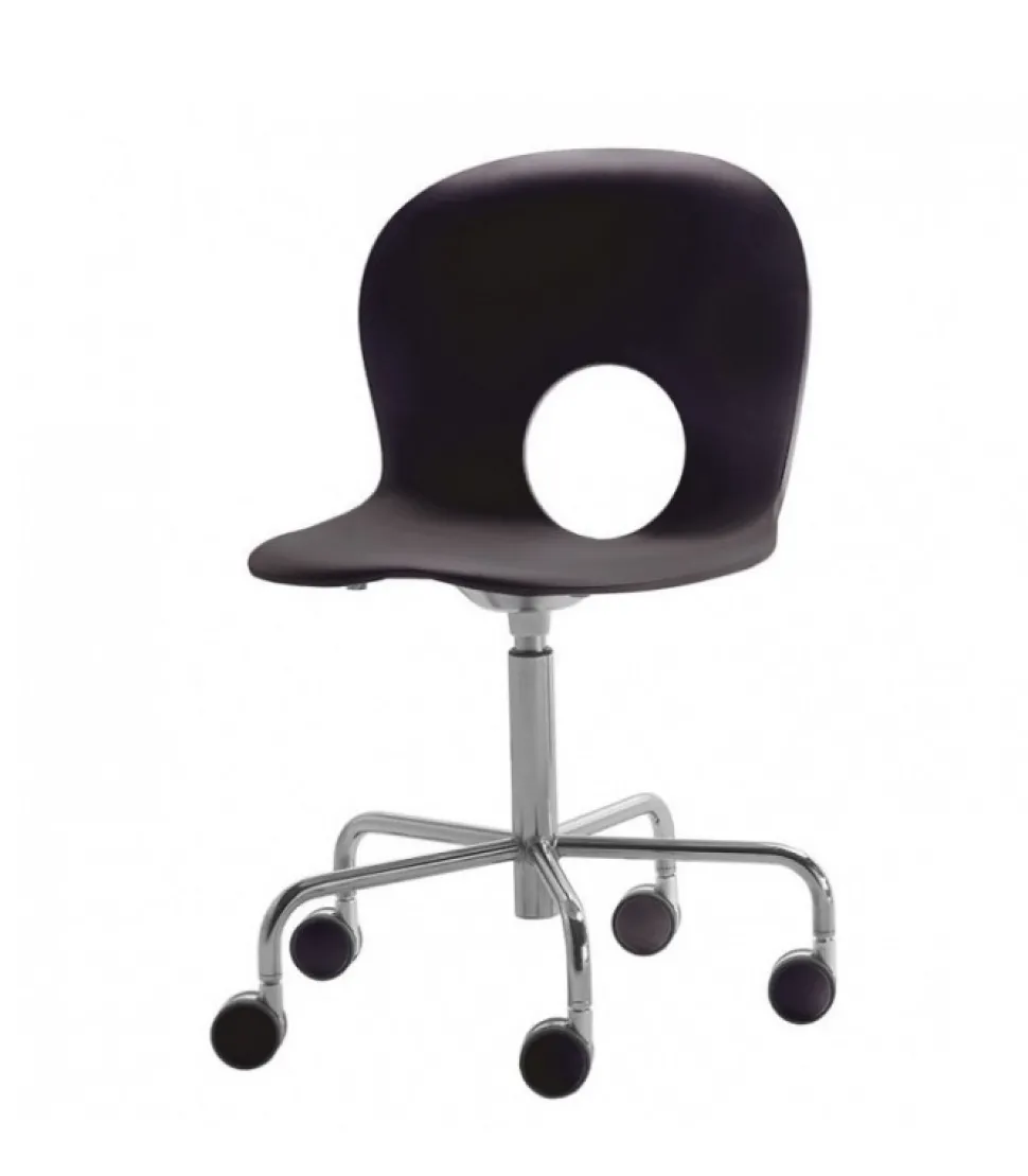 Olivia, Sedia Girevole Su Ruote Altezza Fissa Di Rexite