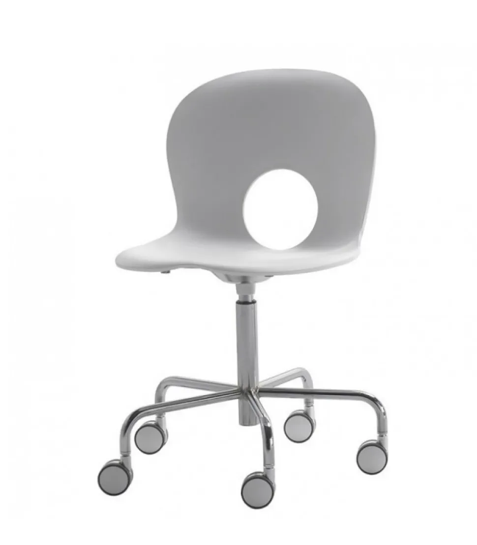 Olivia, Sedia Girevole Su Ruote Altezza Fissa Di Rexite