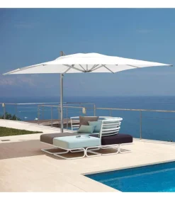 Ombrellone Parasole Di Emu, Realizzato Interamente In Italia.