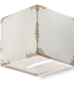 Oslo S, Realizzata In Ceramica Effetto Vintage Da Ferroluce. Interamente Progettata E Prodotta In Italia.