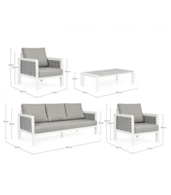 Otavio Set 4 Pezzi Salotto