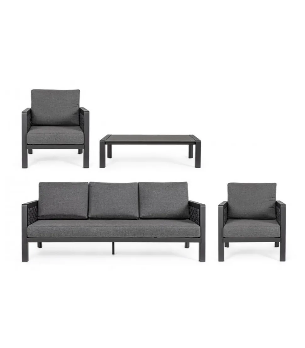 Otavio Set 4 Pezzi Salotto