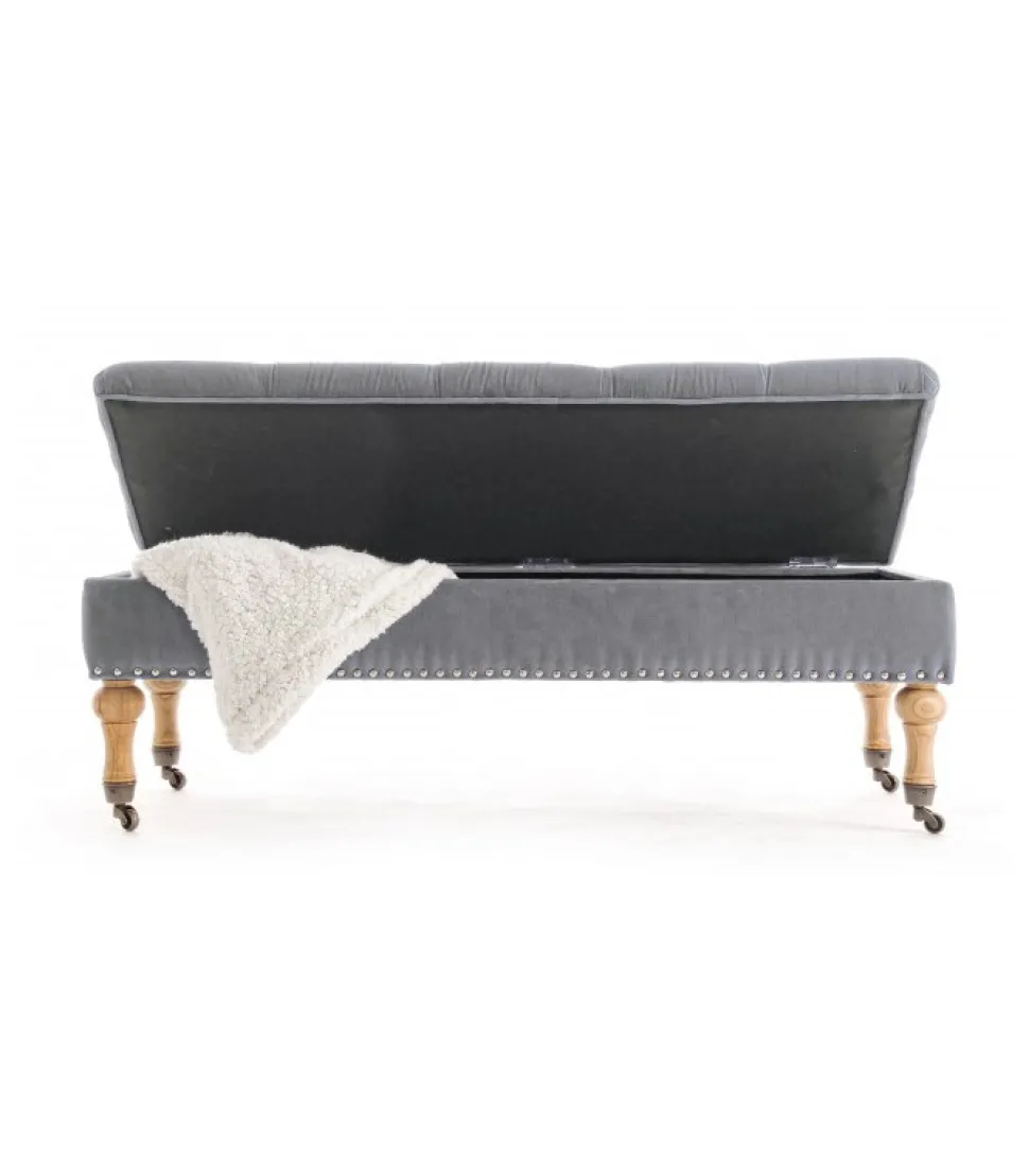 Panca Contenitore Arlette 3629-2 Grigio