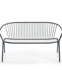Panca Da Giardino Amitha Di Gaber, Realizzata In Metallo Verniciato Con Trattamento Per L'Outdoor.