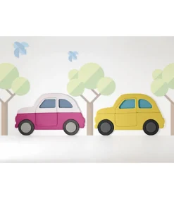 Pannello Imbottito Car, Decorazione O Testiera Per Camere Da Ragazzi