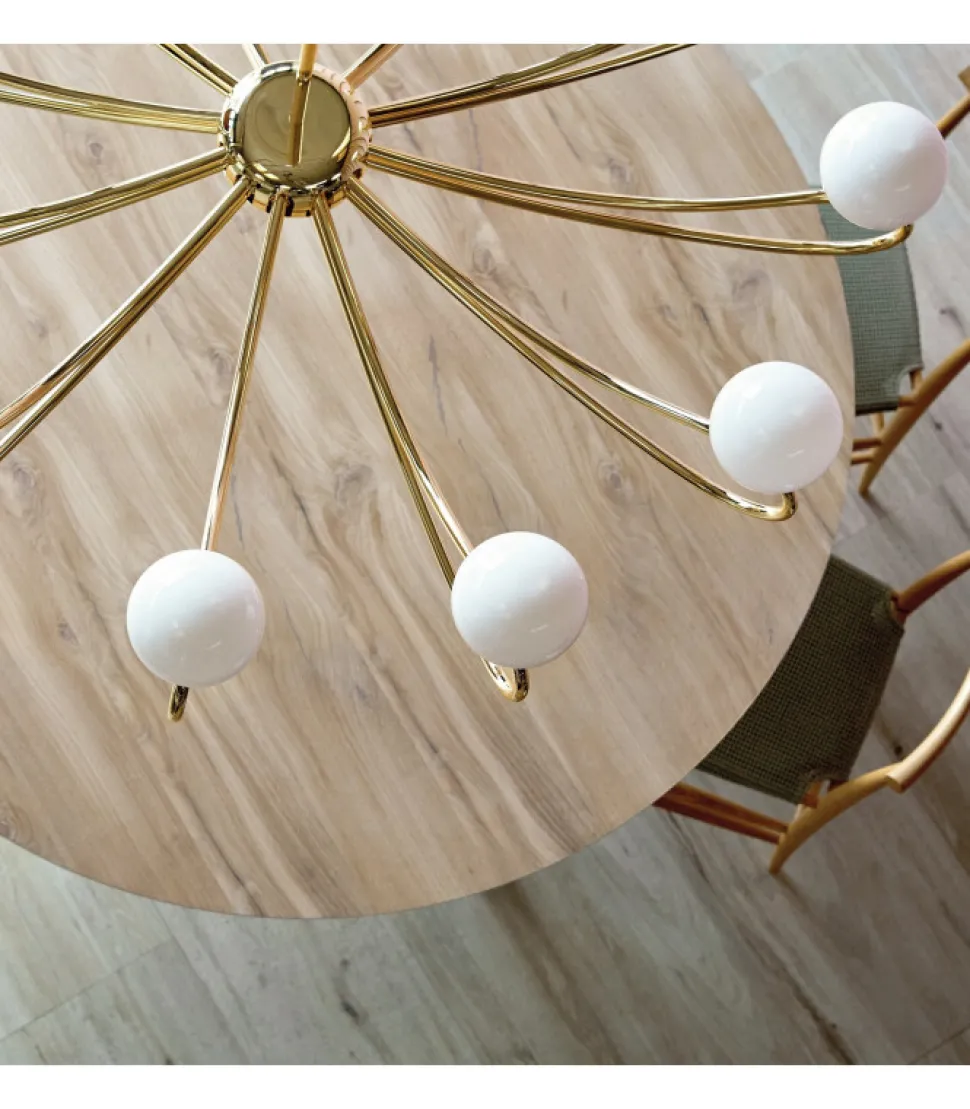 Papillon, Lampadario A 12 Luci Diametro 90 E 120 Cm