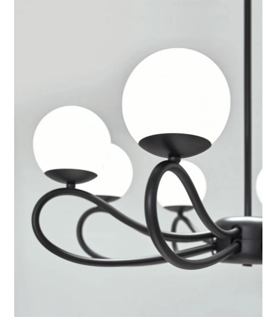 Papillon, Lampadario A 12 Luci Diametro 90 E 120 Cm