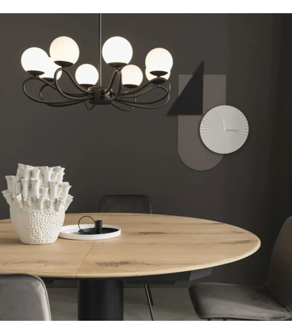 Papillon, Lampadario A 8 Luci