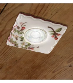 Pescara Faretto Ad Incasso, Decorata Con Fantasie Stile Classico