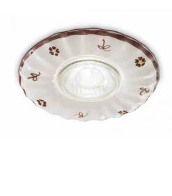 Pescara Faretto Ad Incasso, Decorata Con Fantasie Stile Classico