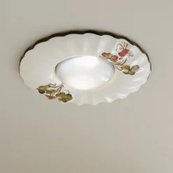 Pescara Faretto Ad Incasso, Decorata Con Fantasie Stile Classico
