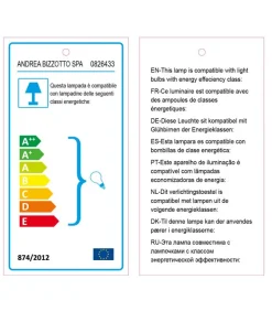 Piantana Mathis Grigio Anticato H156