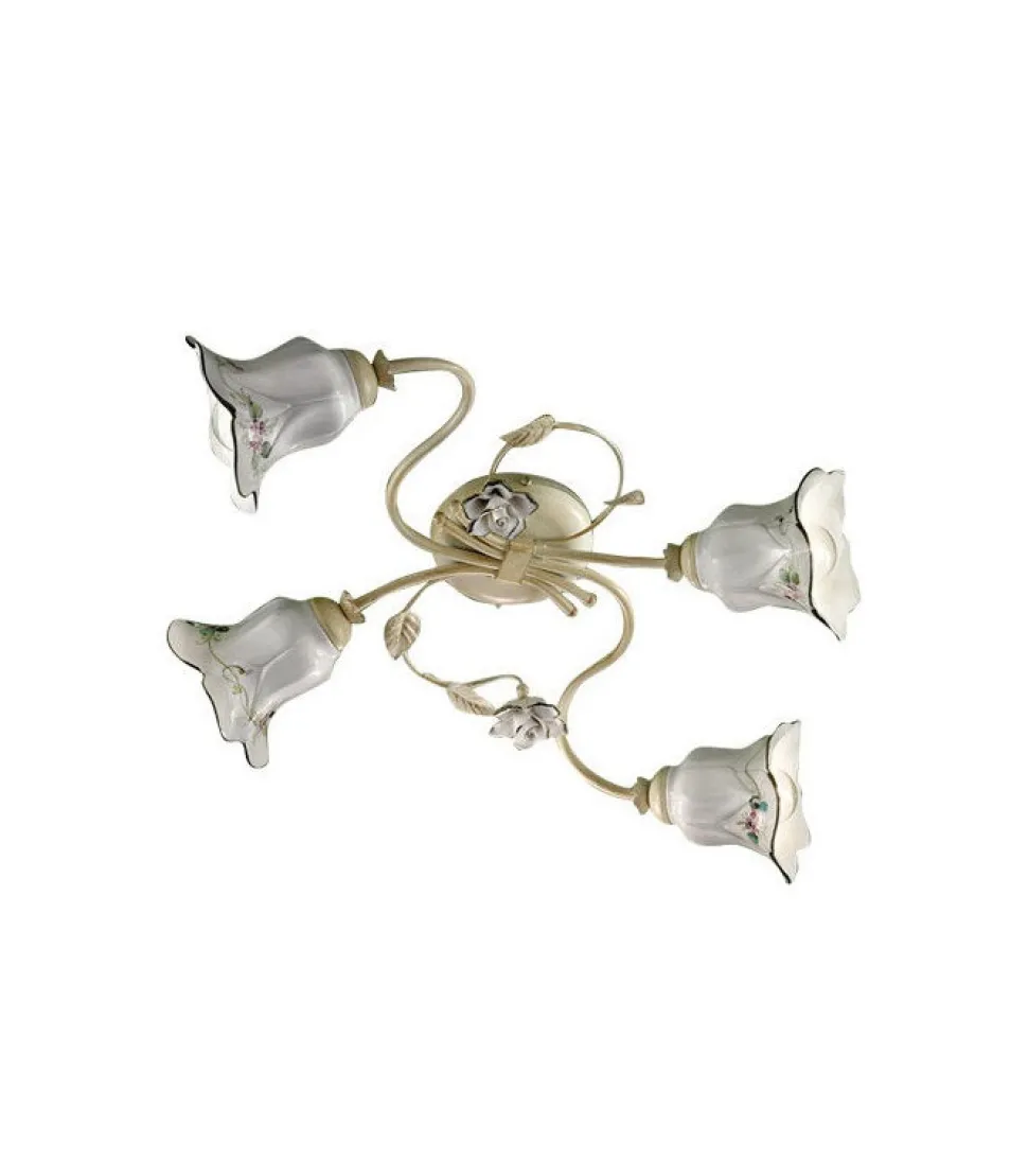 Pisa Plafoniera, Decorata Con Fantasie Stile Classico