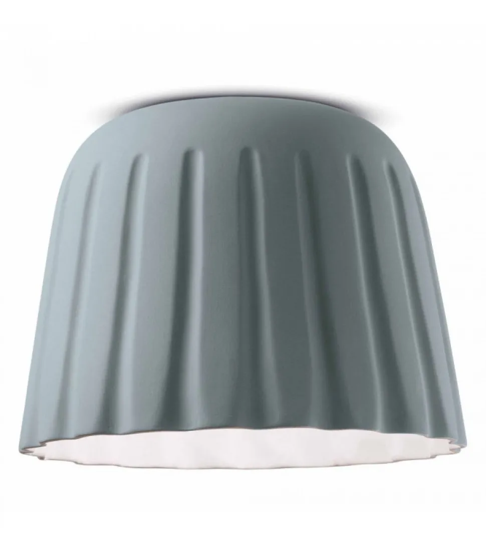 Plafoniera Conway Di Ferroluce. Supporta Una Lampadina Con Presa E27 Da Massimo 53W.