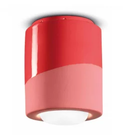 Plafoniera Crestwood L, Progettata E Realizzata In Italia Da Ferroluce.