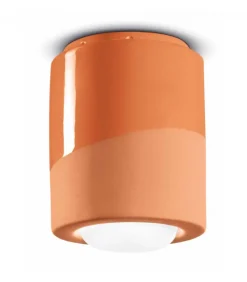 Plafoniera Crestwood L, Progettata E Realizzata In Italia Da Ferroluce.