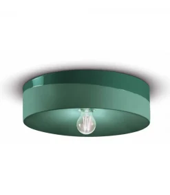 Plafoniera Glenview Di Ferroluce, In Ceramica Smaltata Bicolore Tono Su Tono O Con Fantasie.