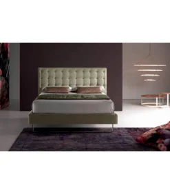Point Lift, Letto Imbottito Con Testiera Trapuntata Altamente Decorativa