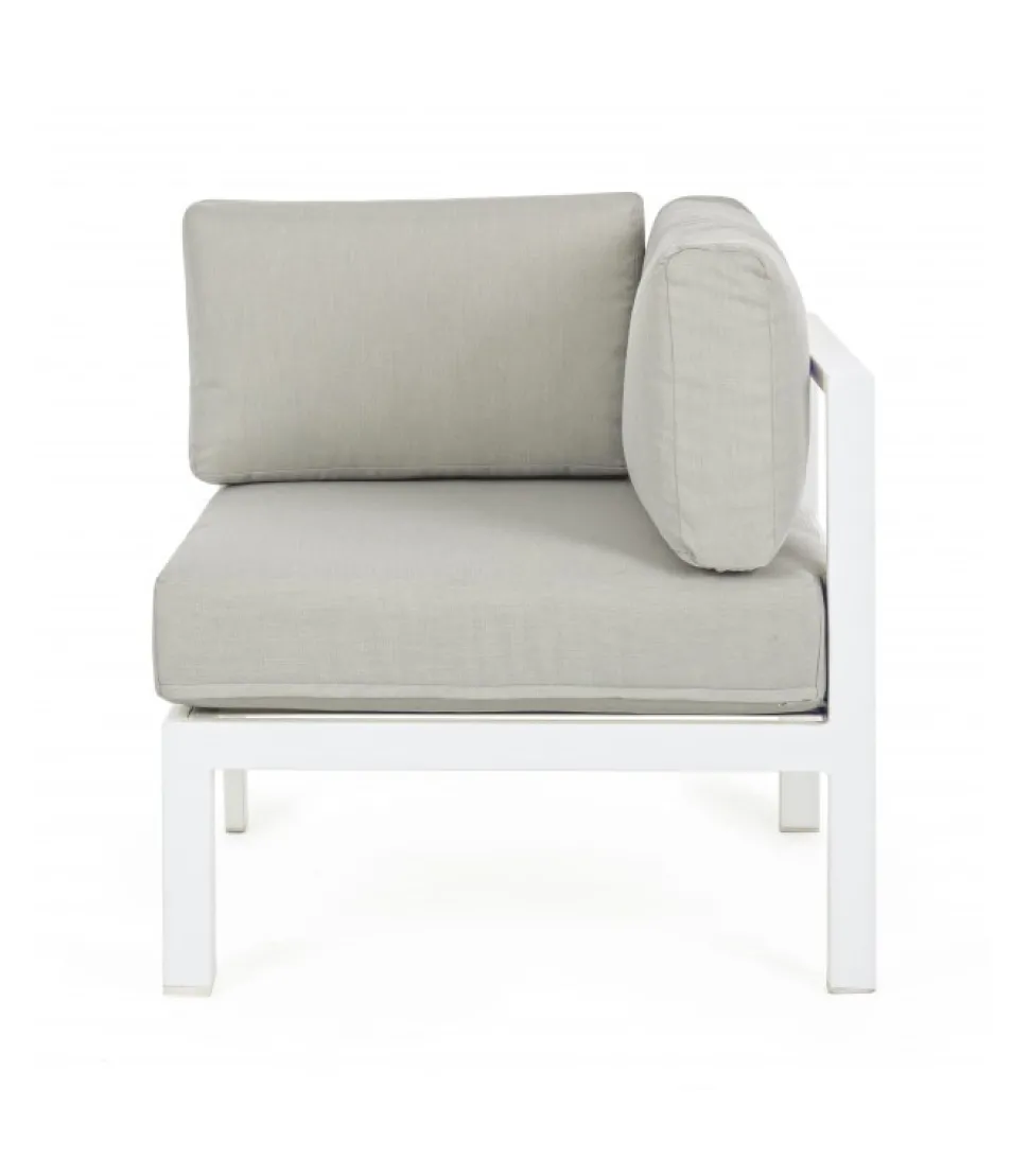 Poltrona Angolare Marinel Bianca Yk11