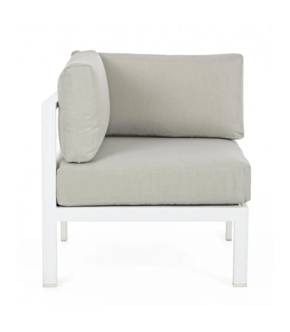 Poltrona Angolare Marinel Bianca Yk11