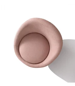 Poltrona Bubble Di Samoa Girevole Imbottita E Ricca Di Rivestimenti