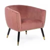 Poltrona Caitlin Rosa Antico