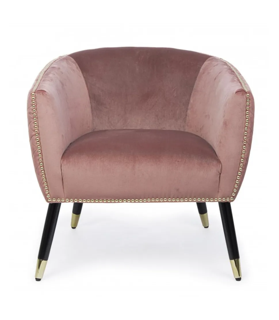 Poltrona Caitlin Rosa Antico