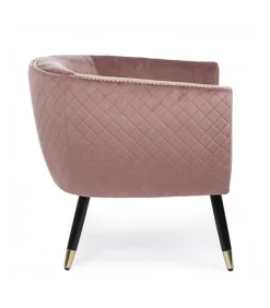 Poltrona Caitlin Rosa Antico