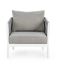 Poltrona Con Cuscino Florencia Bianco Wg20