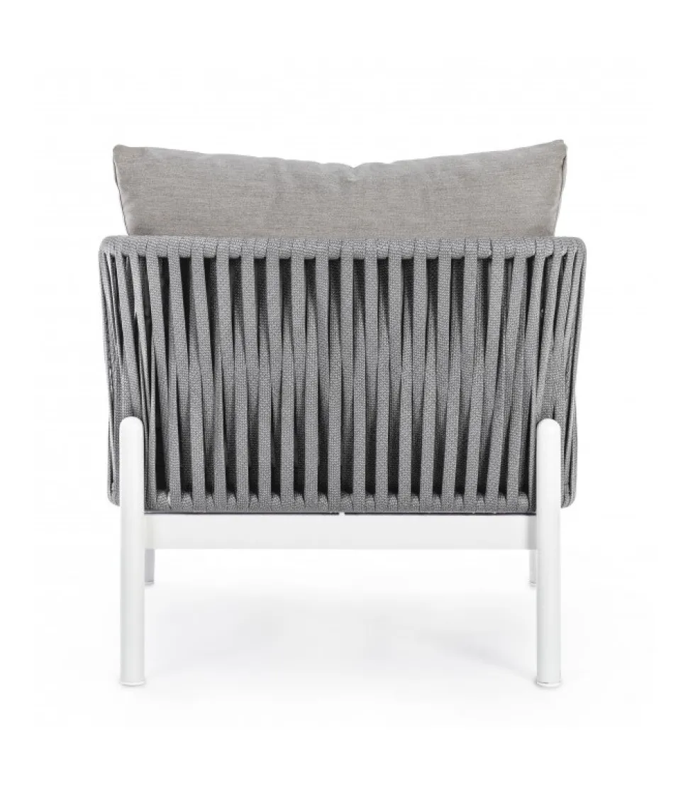 Poltrona Con Cuscino Florencia Bianco Wg20
