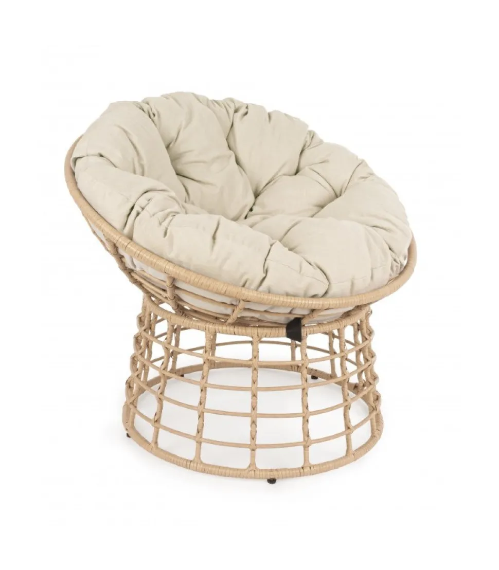 Poltrona Con Cuscino Molly Naturale