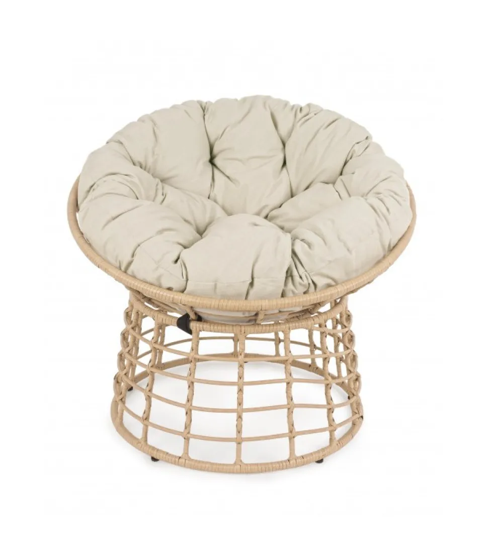 Poltrona Con Cuscino Molly Naturale