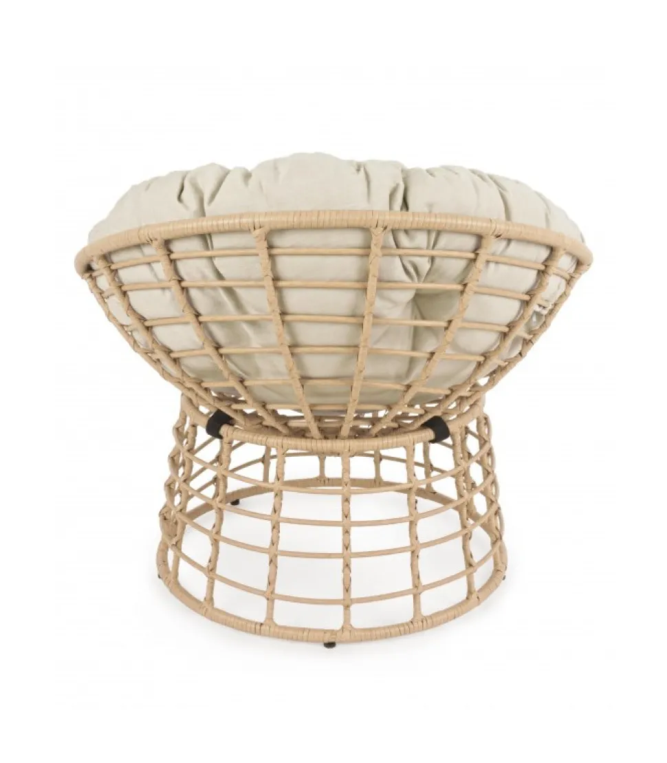 Poltrona Con Cuscino Molly Naturale
