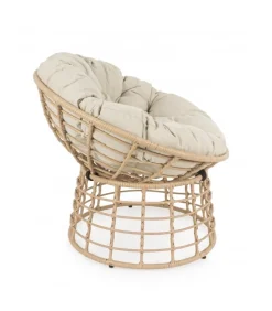 Poltrona Con Cuscino Molly Naturale