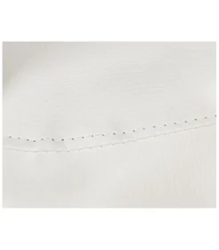 Poltrona Con Pouf Rita Bianco