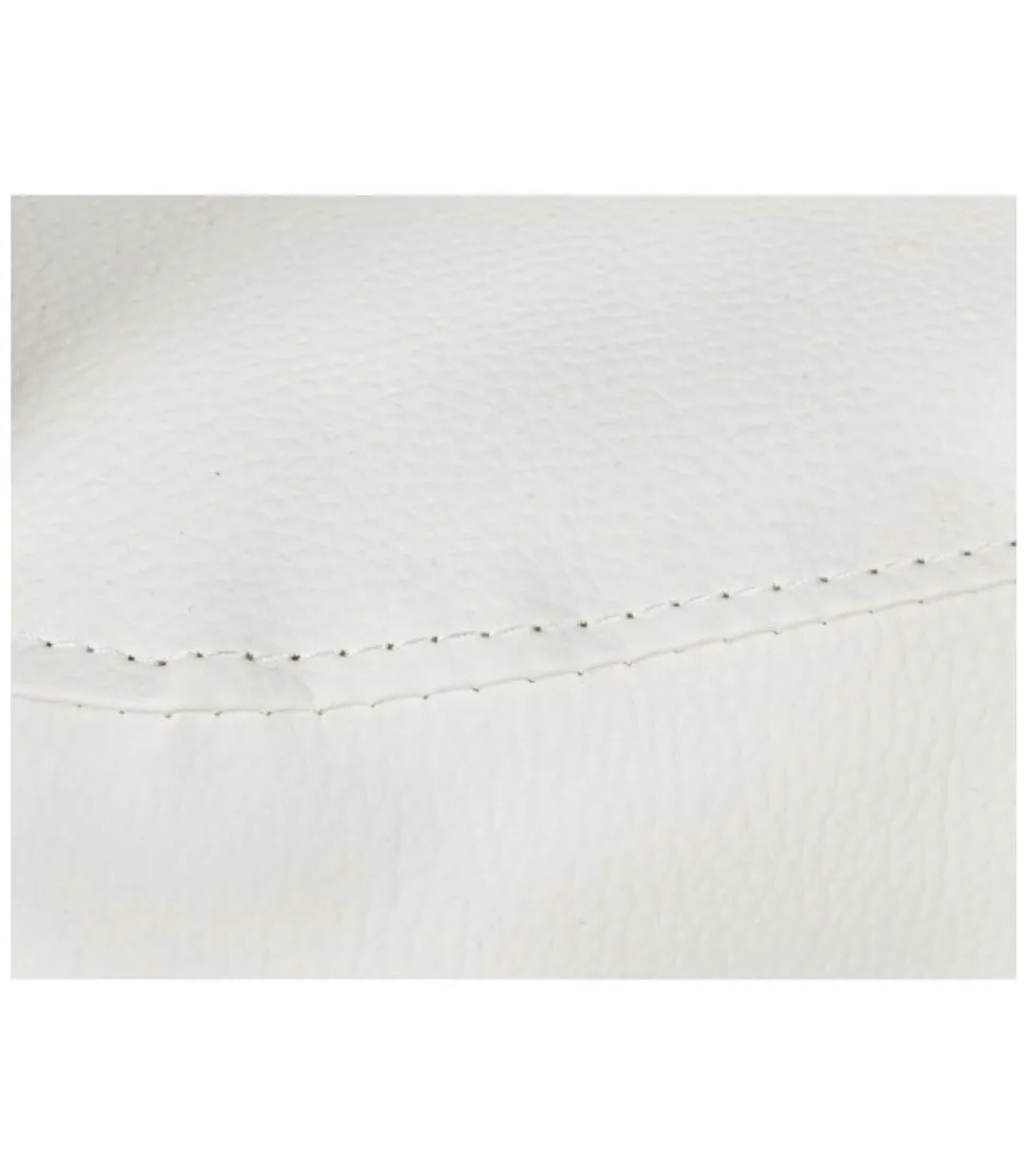 Poltrona Con Pouf Rita Bianco