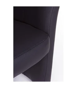 Poltrona Con Pouf Rita Nero