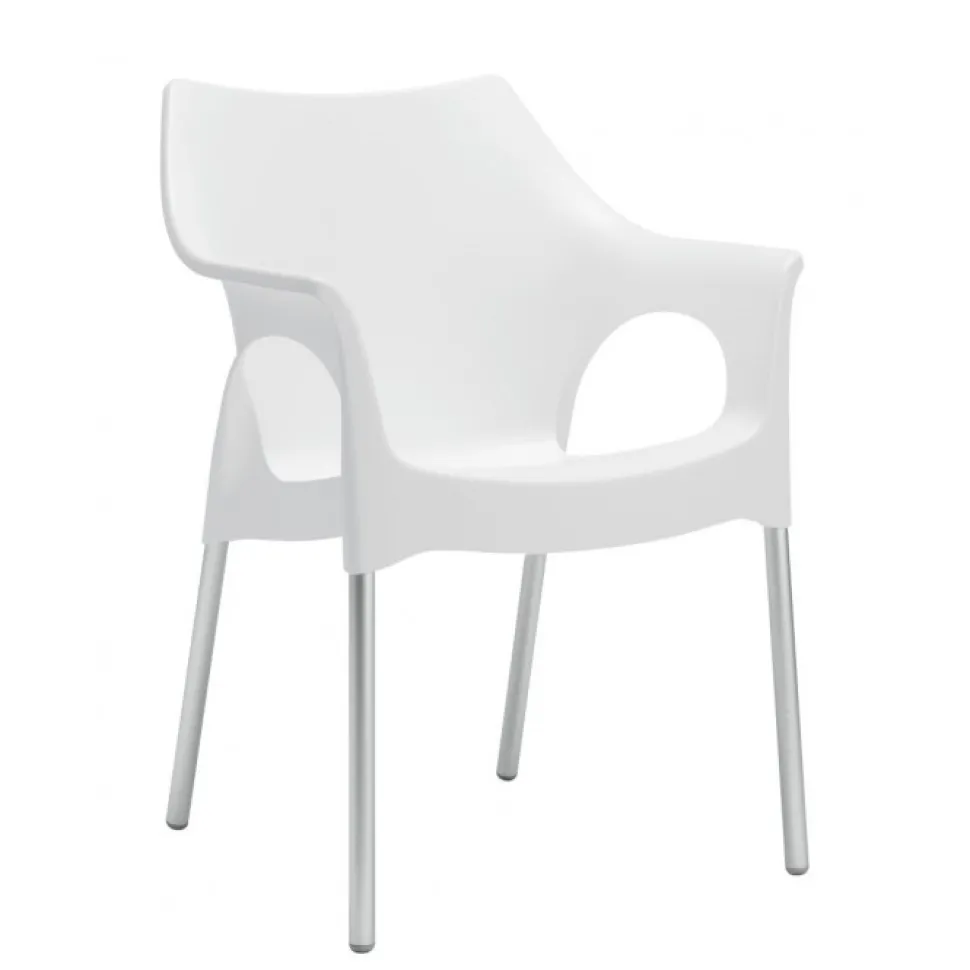 Poltrona Da Giardini Ola Di Scab, Realizzata In Italia E Approvata Da Catas Per L'Utilizzo Outdoor.