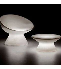 Poltrona Da Giardino, Accessoriabile Di Luce A Led, Cuscino E Kit Di Fissaggio A Terra.